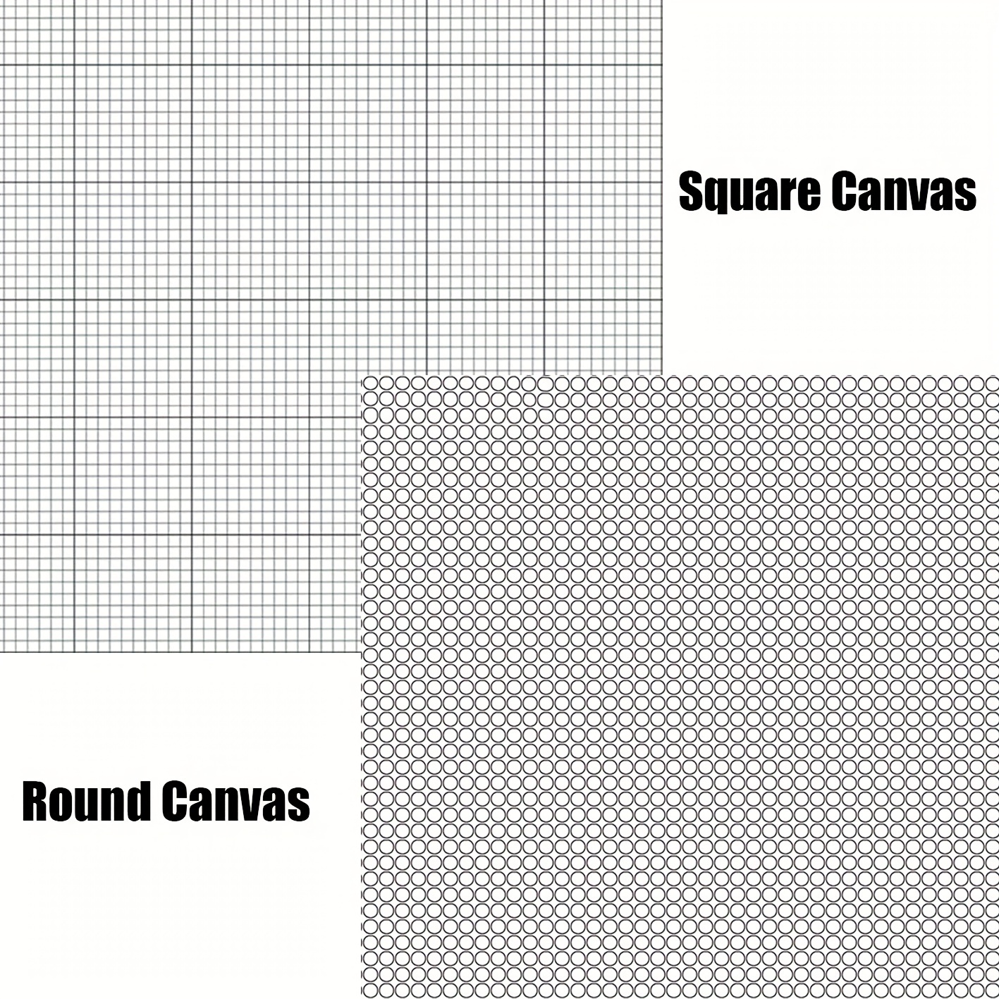 Embroidery Service - 1pc Blank Canvas 5D Round Diamond