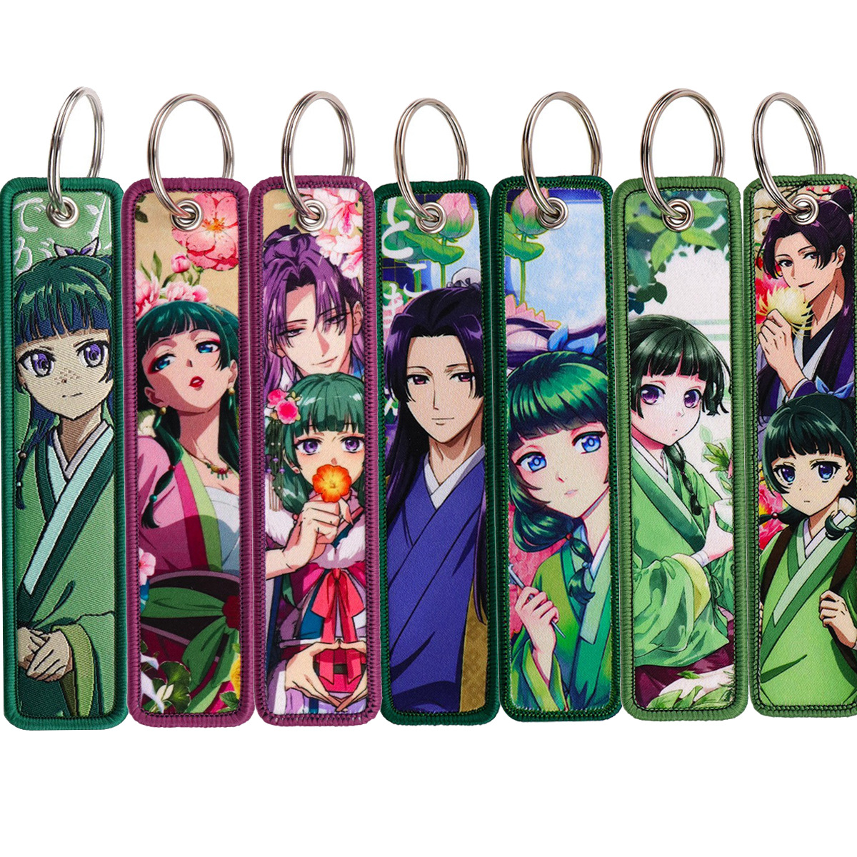 Embroidery Gift - Anime Figure Embroidery Key Fobs Manga