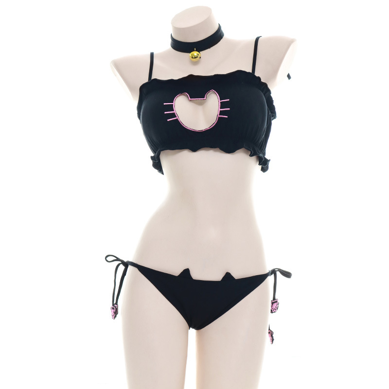 Embroidery Underwear - One Size Women Sexy Open Bra