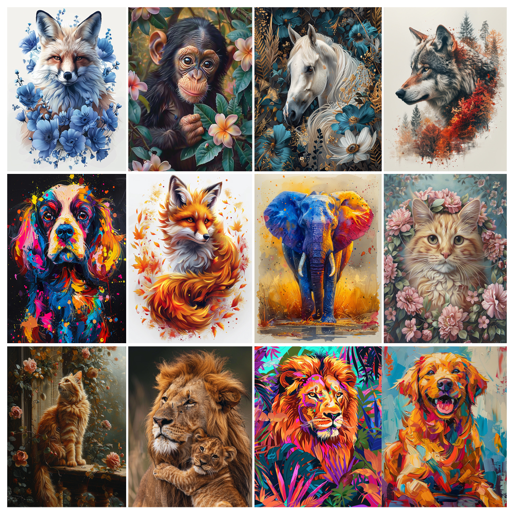 Embroidery Translate - Painting by Numbers Kit Hand Paint