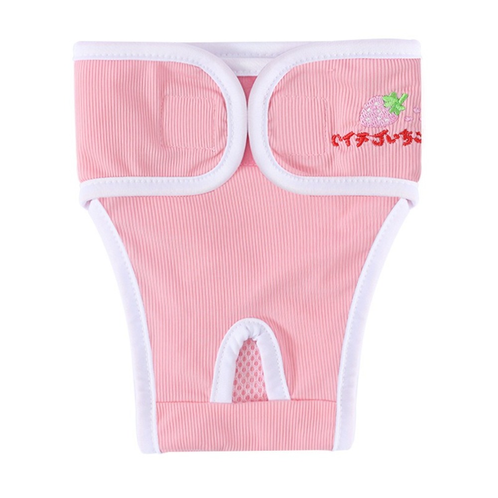 Embroidery Underwear - Fruit Print Pet Physiological Pant Embroidery