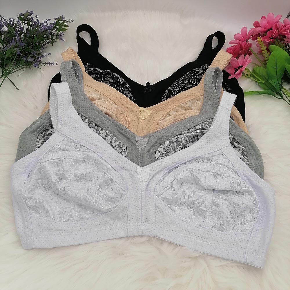 Women's Bra Large Cup C D E F  - Embroidery Underwear recensie en prijs