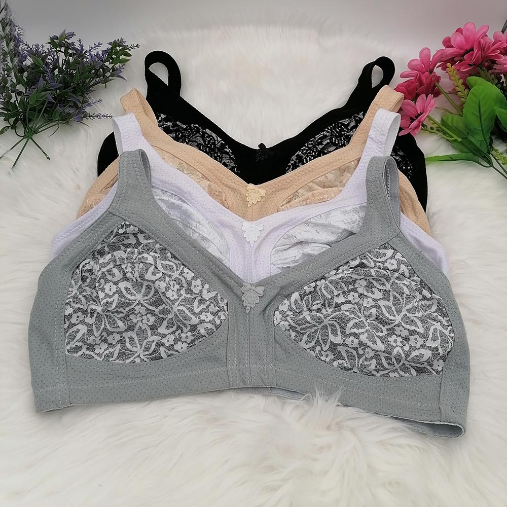 Women's Bra Large Cup C D E F  - Embroidery Underwear recensie en prijs