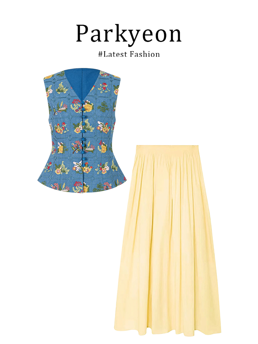 Parkyeon Retro Heavy Embroider - Embroidery Yellow recensie en prijs