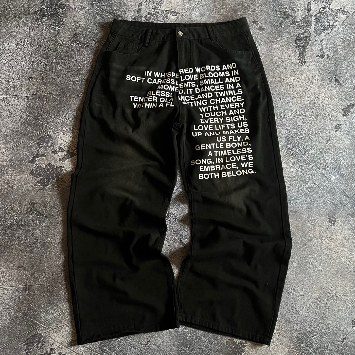 American Pattern Letter Jeans  - Embroidery Pattern recensie en prijs