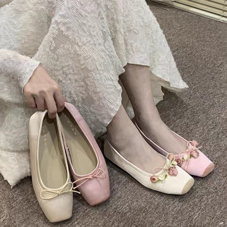 Women Flats Bow Marie Janes Sh - Embroidery Design recensie en prijs