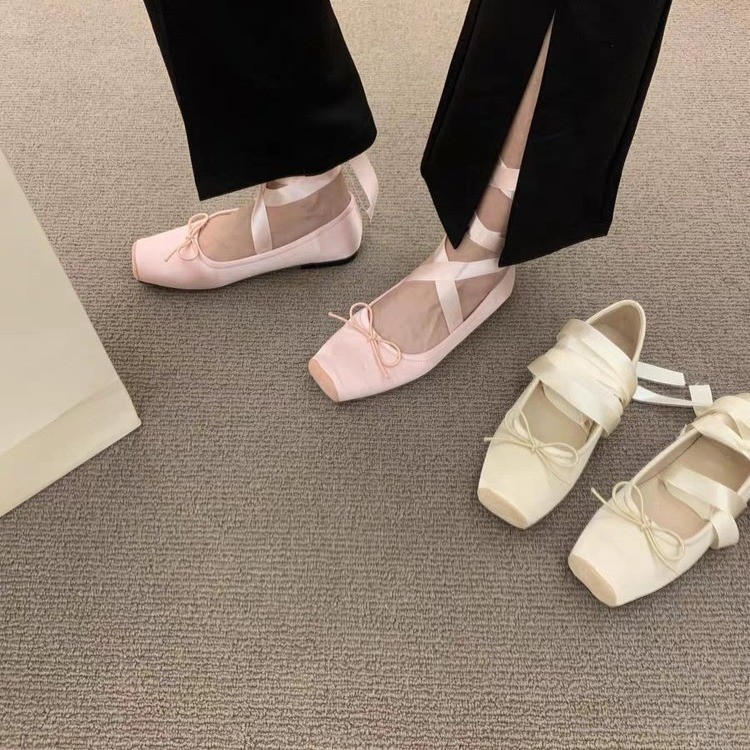 Women Flats Bow Marie Janes Sh - Embroidery Design recensie en prijs