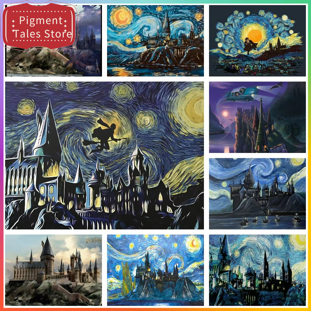 1pc frameless Oil Painting By  - Embroidery Translate recensie en prijs