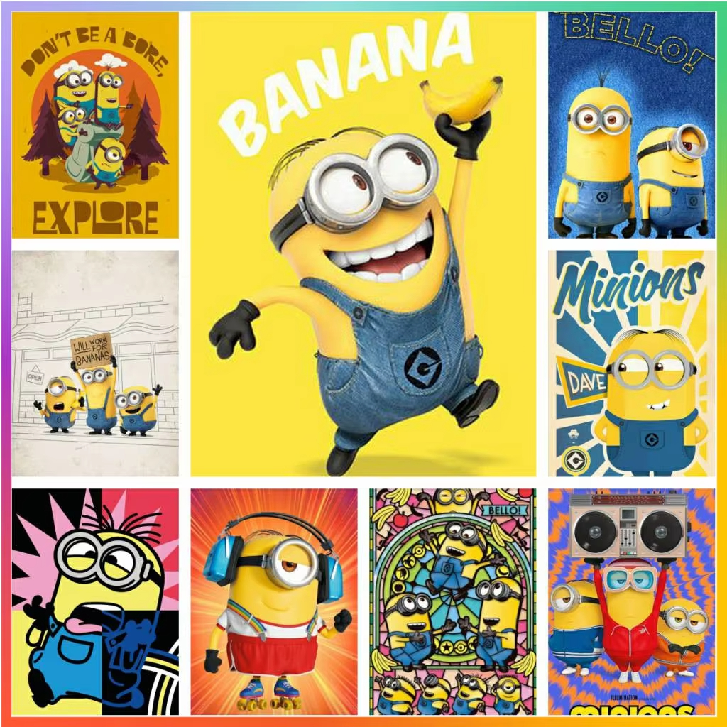 Cartoon Lovely Cute-M-Minions  - Embroidery Translate recensie en prijs