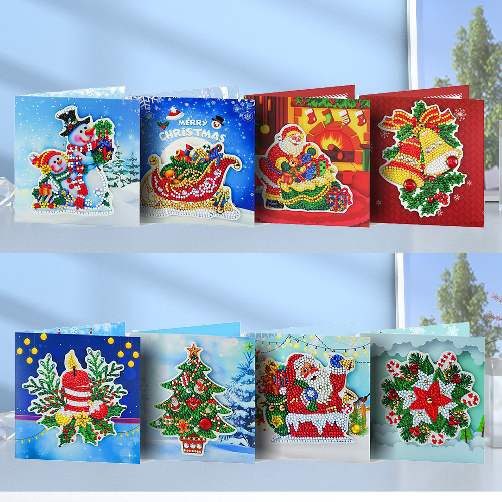 8pcs Diamond Painting Christma - Embroidery Xmas Kits recensie en prijs