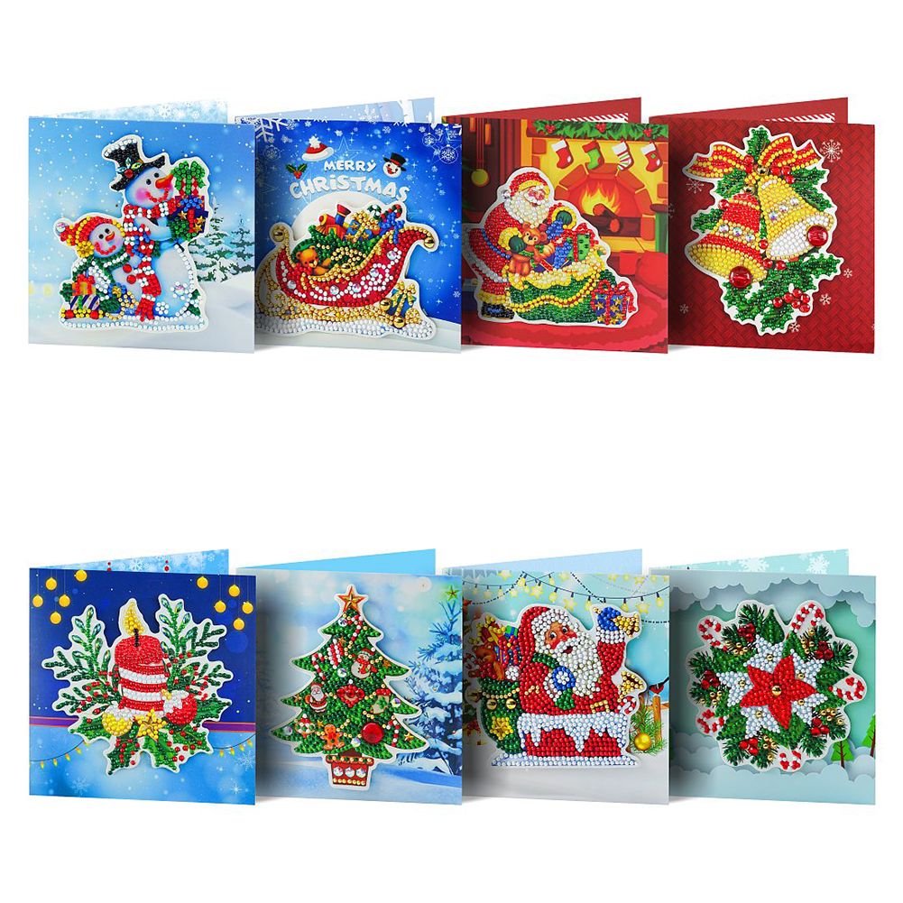 8pcs Diamond Painting Christma - Embroidery Xmas Kits recensie en prijs