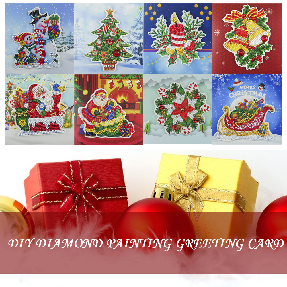 8pcs Diamond Painting Christma - Embroidery Xmas Kits recensie en prijs