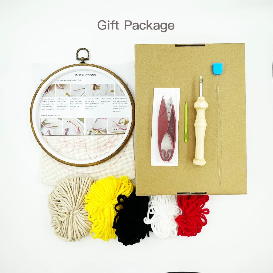 Xmas Punch Needle Embroidery K - Embroidery Xmas Kits recensie en prijs