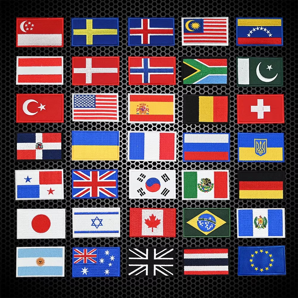Embroidery Flag Patch US UK Ca - Embroidery Australia recensie en prijs