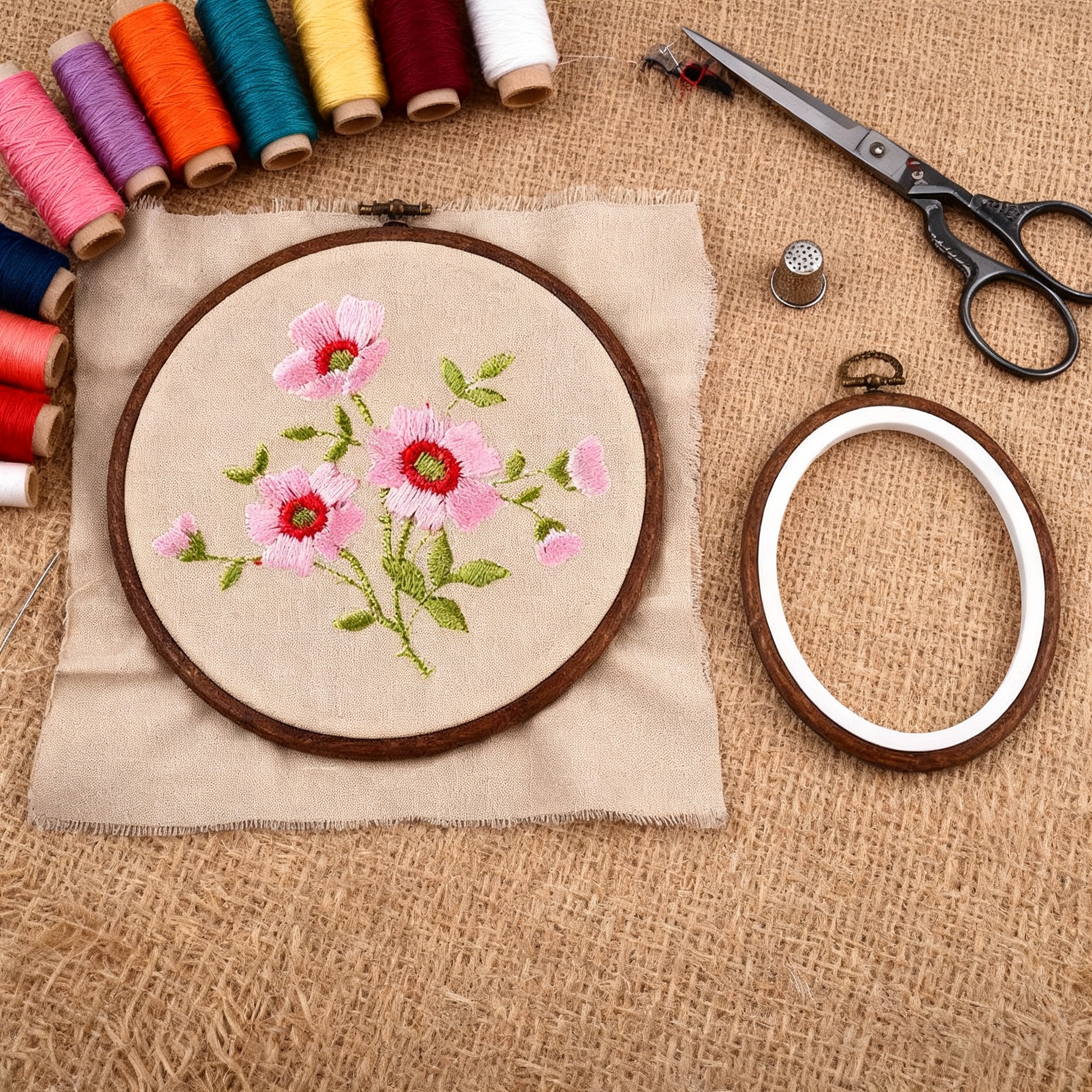 10PCS Sewing Tool Round Oval I - Embroidery Service recensie en prijs