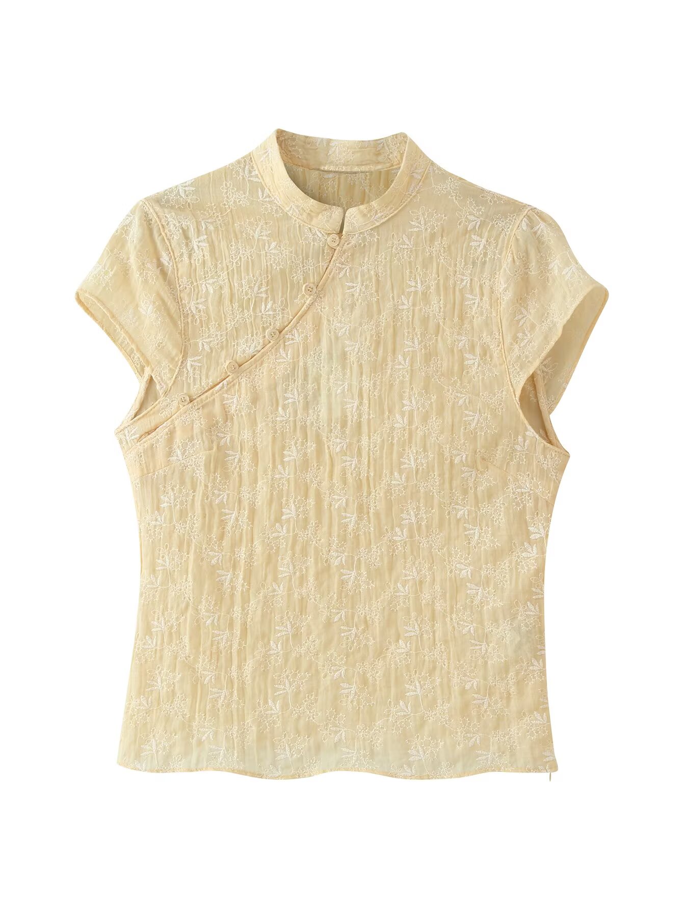 Women Yellow Floral Embroidery - Embroidery Yellow recensie en prijs