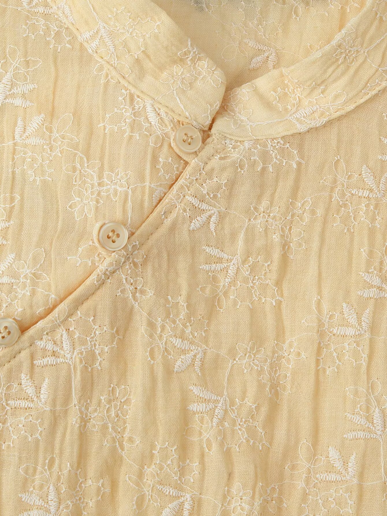 Women Yellow Floral Embroidery - Embroidery Yellow recensie en prijs