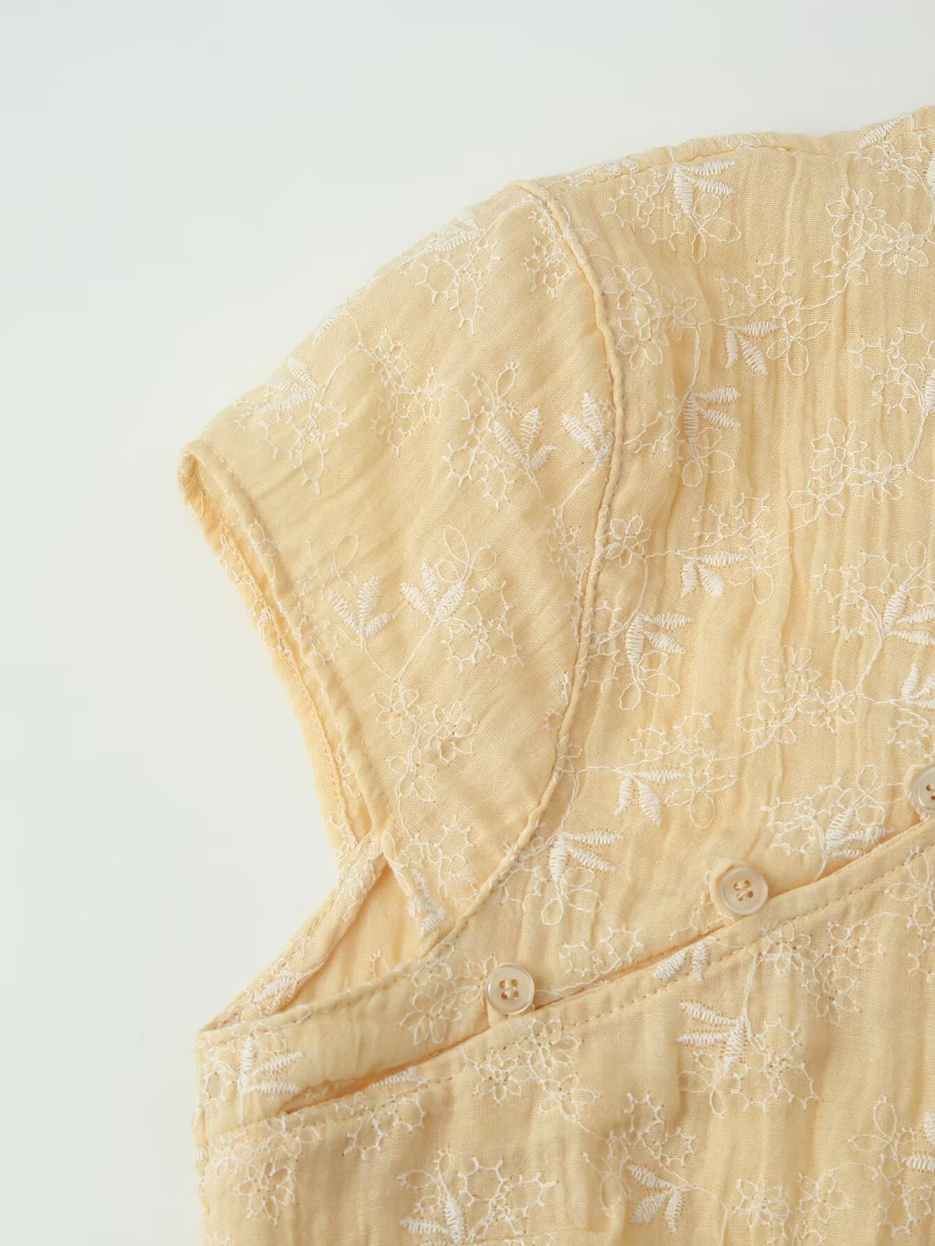 Women Yellow Floral Embroidery - Embroidery Yellow recensie en prijs