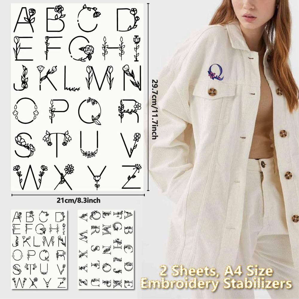 Letter A-Z Water Soluble Embro - Embroidery Paper recensie en prijs