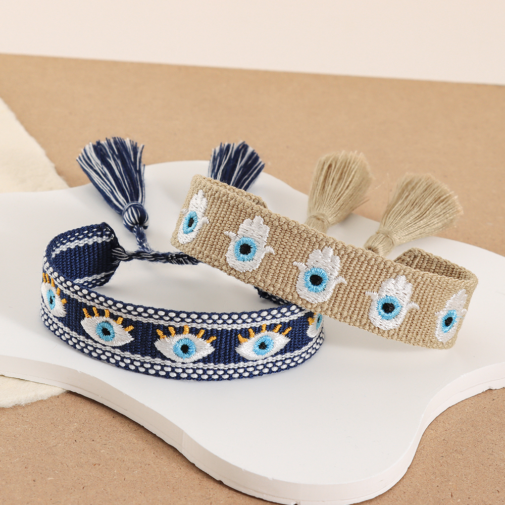 Fashion Woven Bracelets Stacka - Embroidery Eyelet recensie en prijs