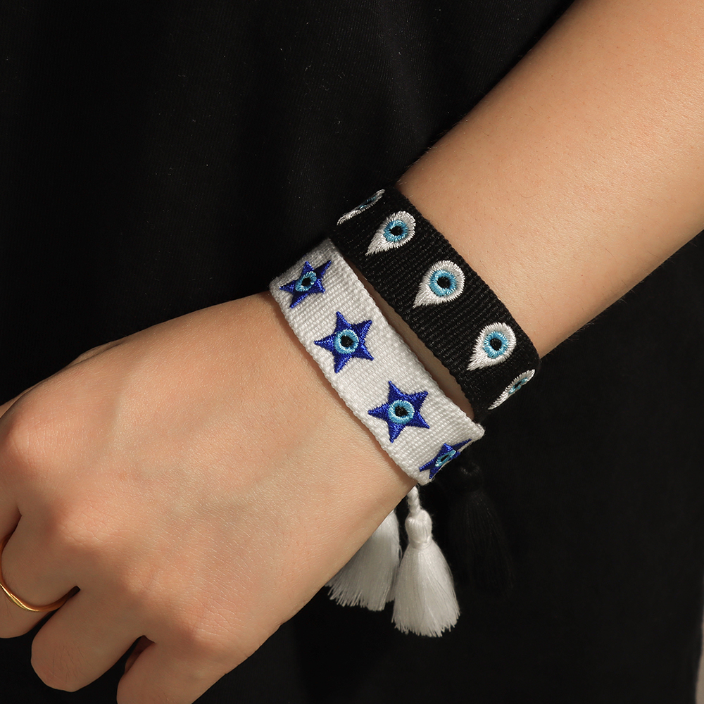 Fashion Woven Bracelets Stacka - Embroidery Eyelet recensie en prijs