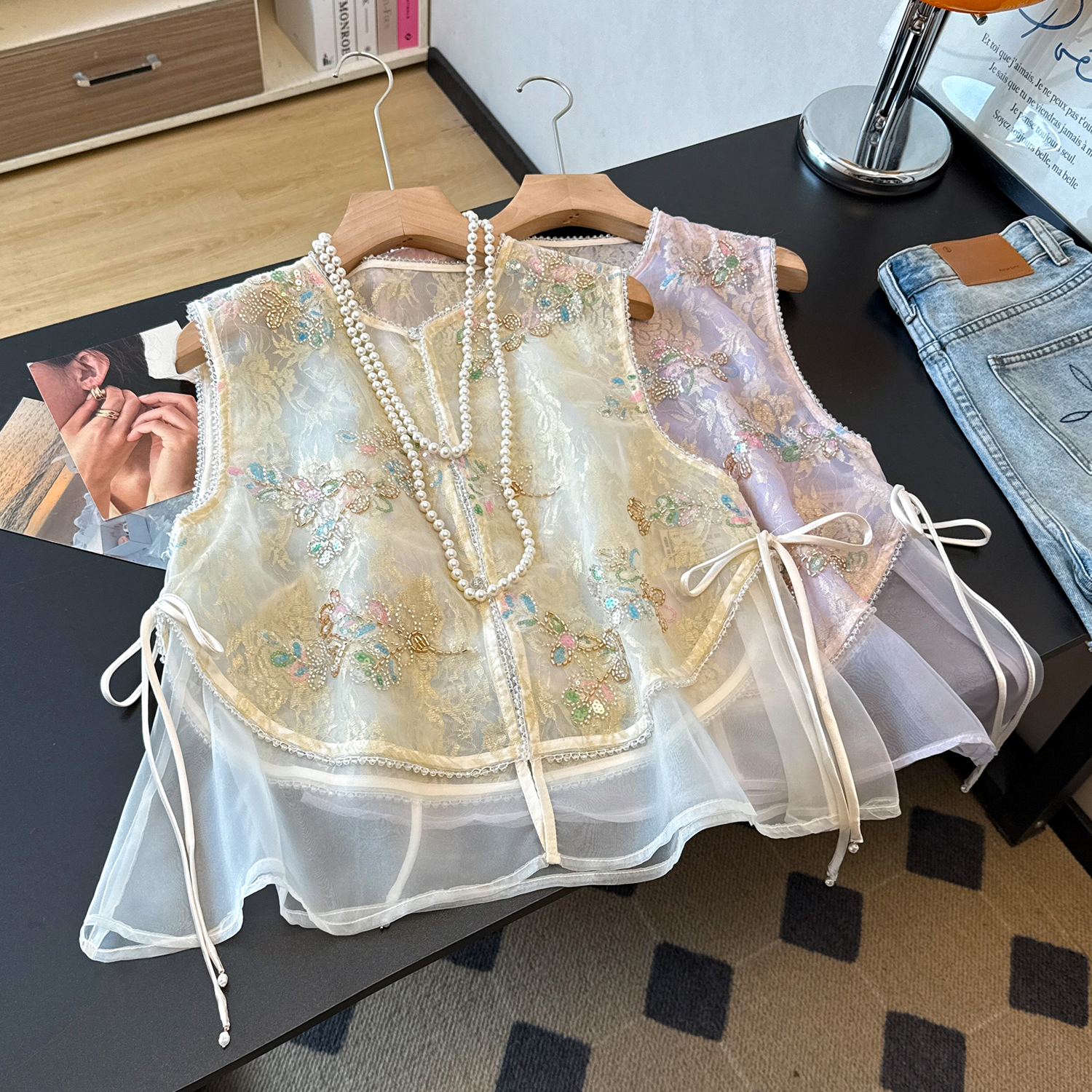 New Chinese Style Heavy Embroi - Embroidery Yellow recensie en prijs