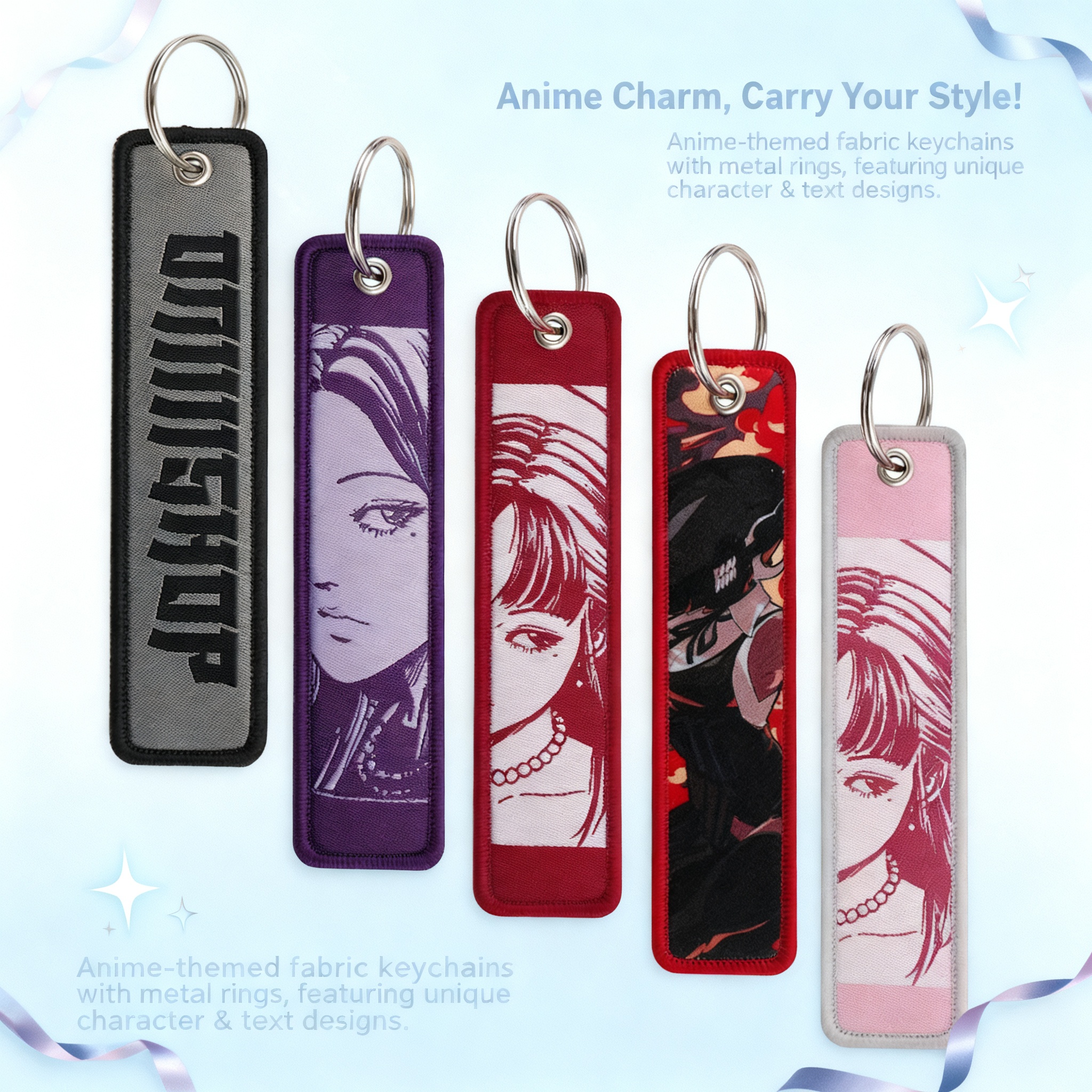 Anime Girls Embroidery Key Fob - Embroidery Gift recensie en prijs