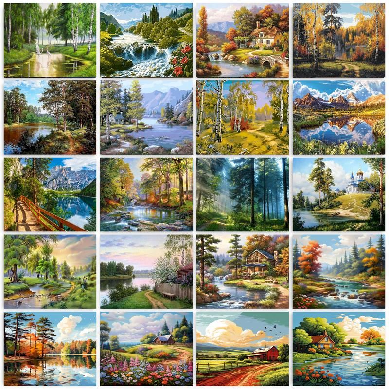 40×50CM DIY Painting By Number - Embroidery Translate recensie en prijs