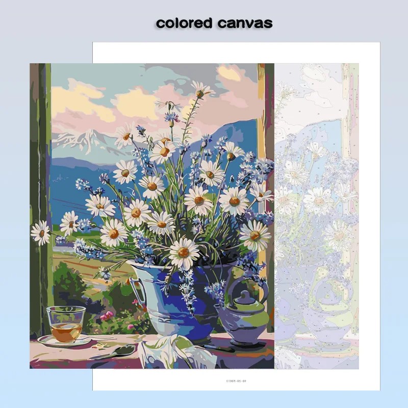 Painting By Numbers Garden Gre - Embroidery Translate recensie en prijs