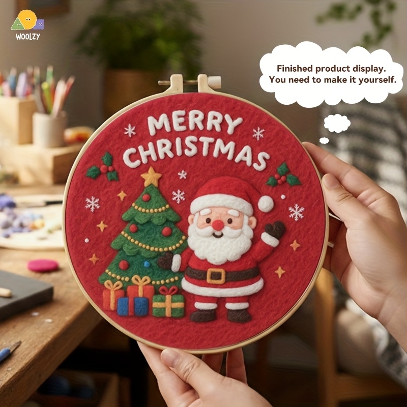 Santa & Christmas Tree Felt Em - Embroidery Xmas Kits recensie en prijs