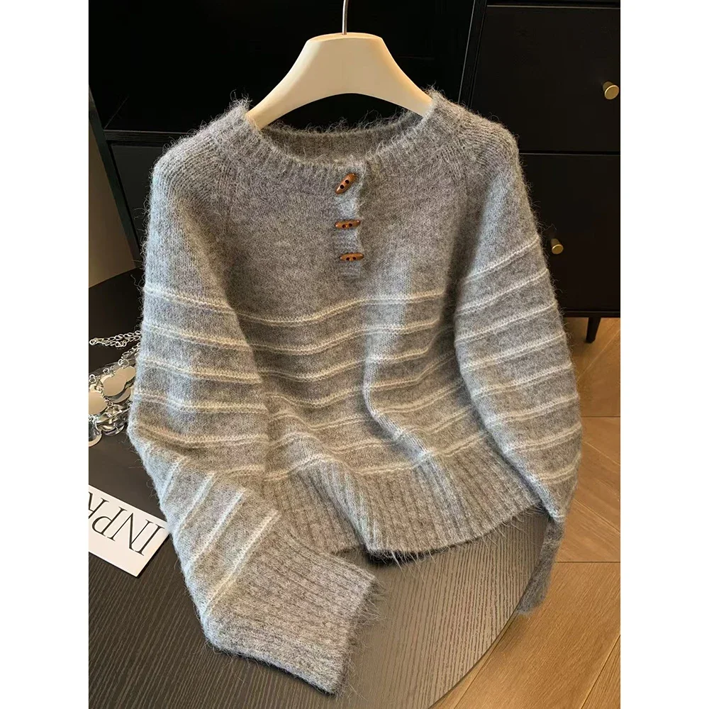 Autumn Winter Women's Striped  - Embroidery Fashion recensie en prijs
