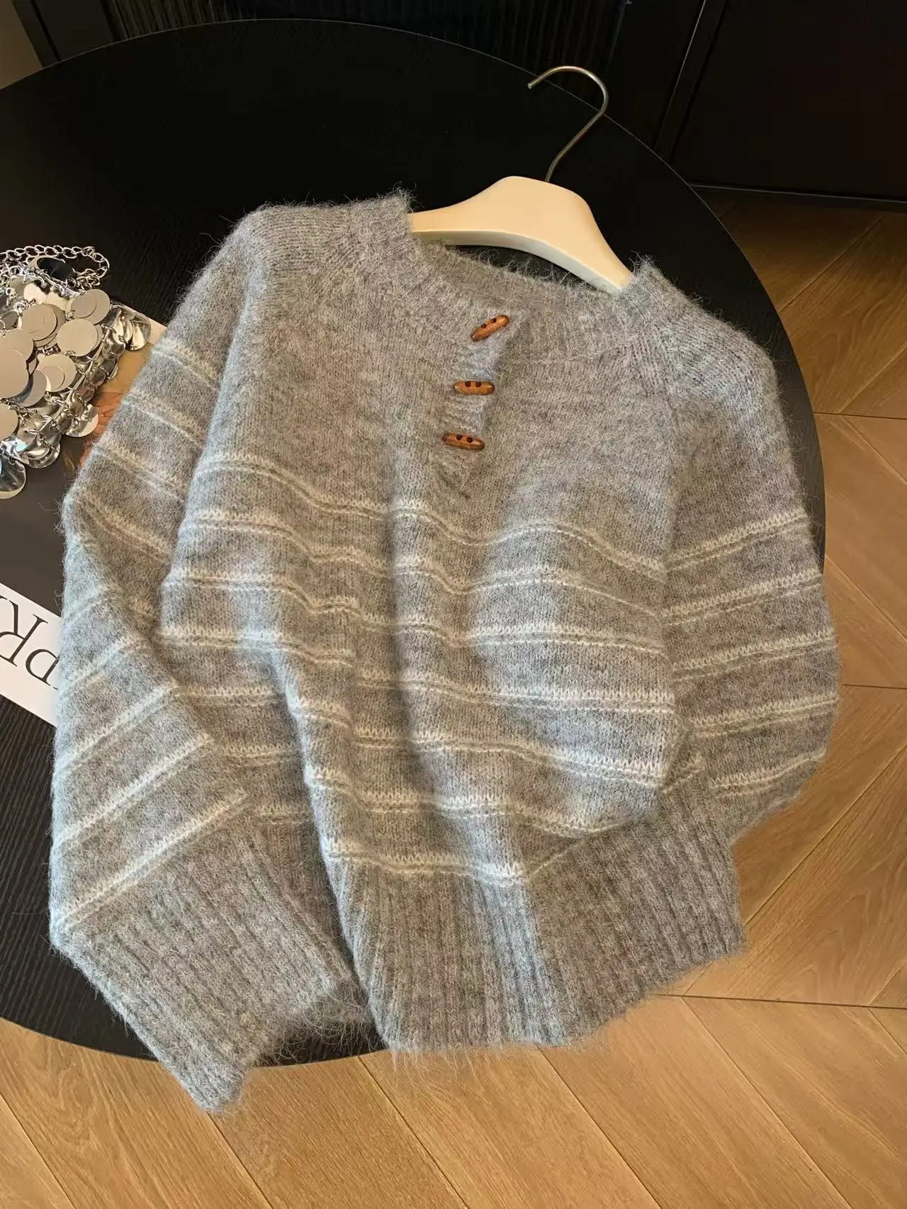 Autumn Winter Women's Striped  - Embroidery Fashion recensie en prijs