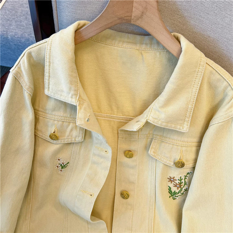 Korean Vintage Flower Embroide - Embroidery Yellow recensie en prijs
