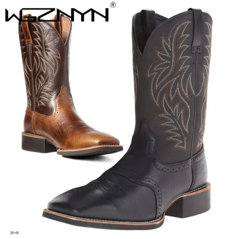Men High Boots Embroidery Retr - Embroidery Design recensie en prijs