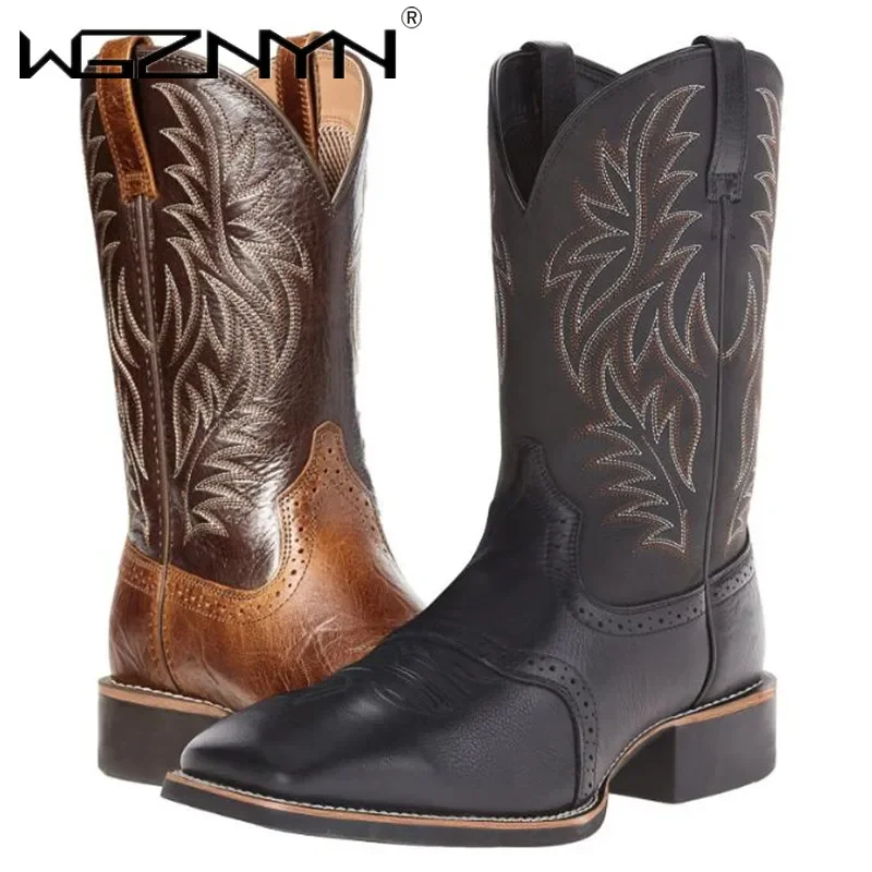 Men High Boots Embroidery Retr - Embroidery Design recensie en prijs