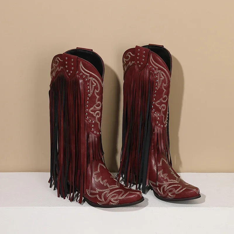 Fringe Rivet Western Women Mid - Embroidery Yellow recensie en prijs