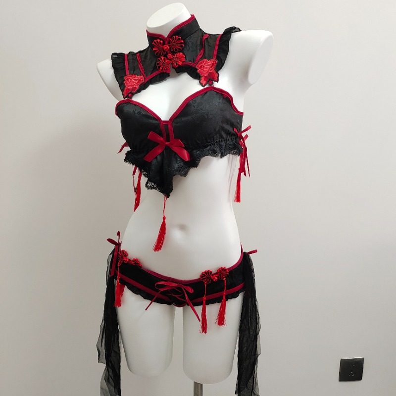 Gothic Vintage Cheongsam Linge - Embroidery Underwear recensie en prijs