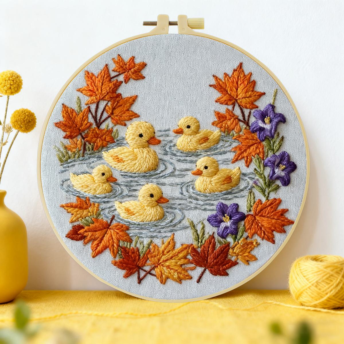 1pc 20X20CM/15X15CM 7.87/6.3in - Embroidery Yellow recensie en prijs
