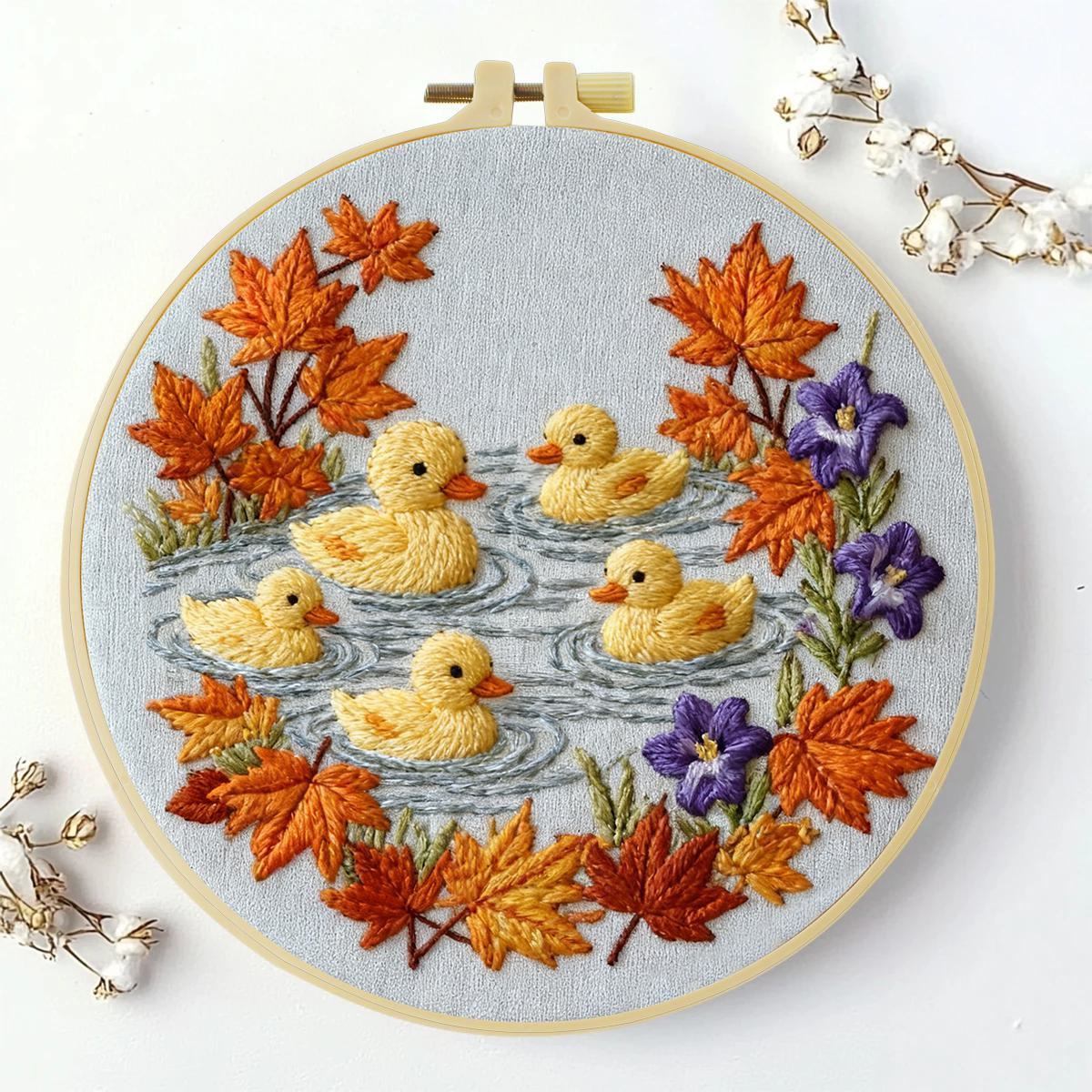 1pc 20X20CM/15X15CM 7.87/6.3in - Embroidery Yellow recensie en prijs