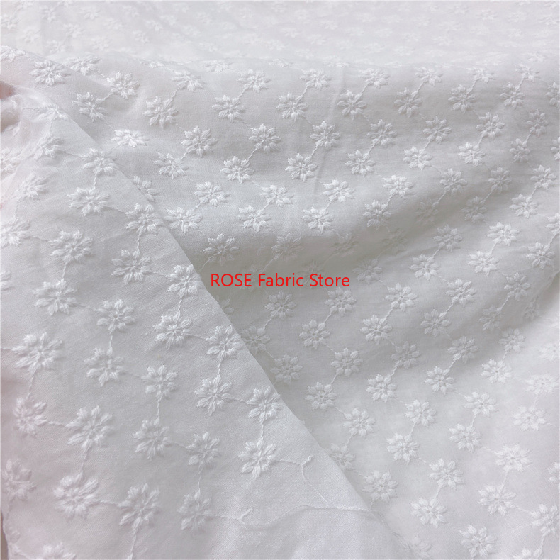 Cotton Embroidery Eyelet Fabri - Embroidery Eyelet recensie en prijs