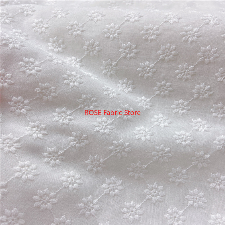 Cotton Embroidery Eyelet Fabri - Embroidery Eyelet recensie en prijs