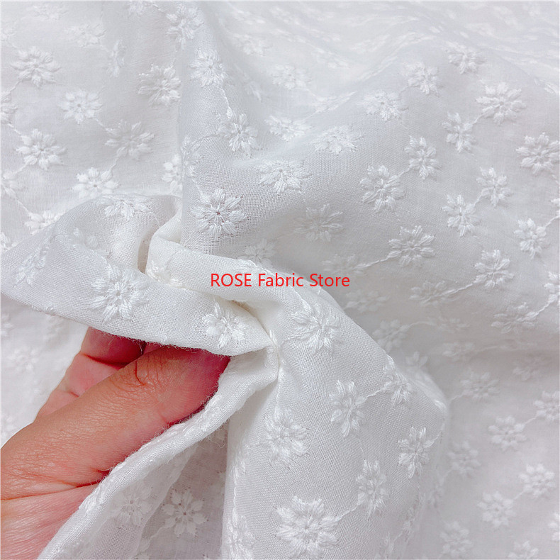 Cotton Embroidery Eyelet Fabri - Embroidery Eyelet recensie en prijs