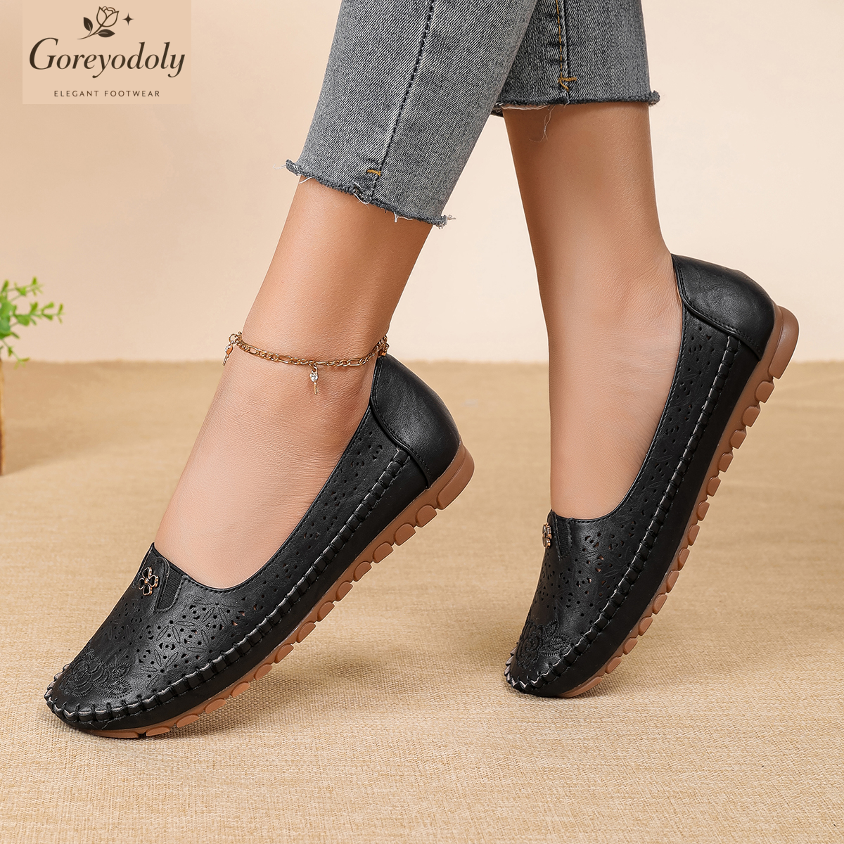 Goreyodoly women loafers flora - Embroidery Design recensie en prijs