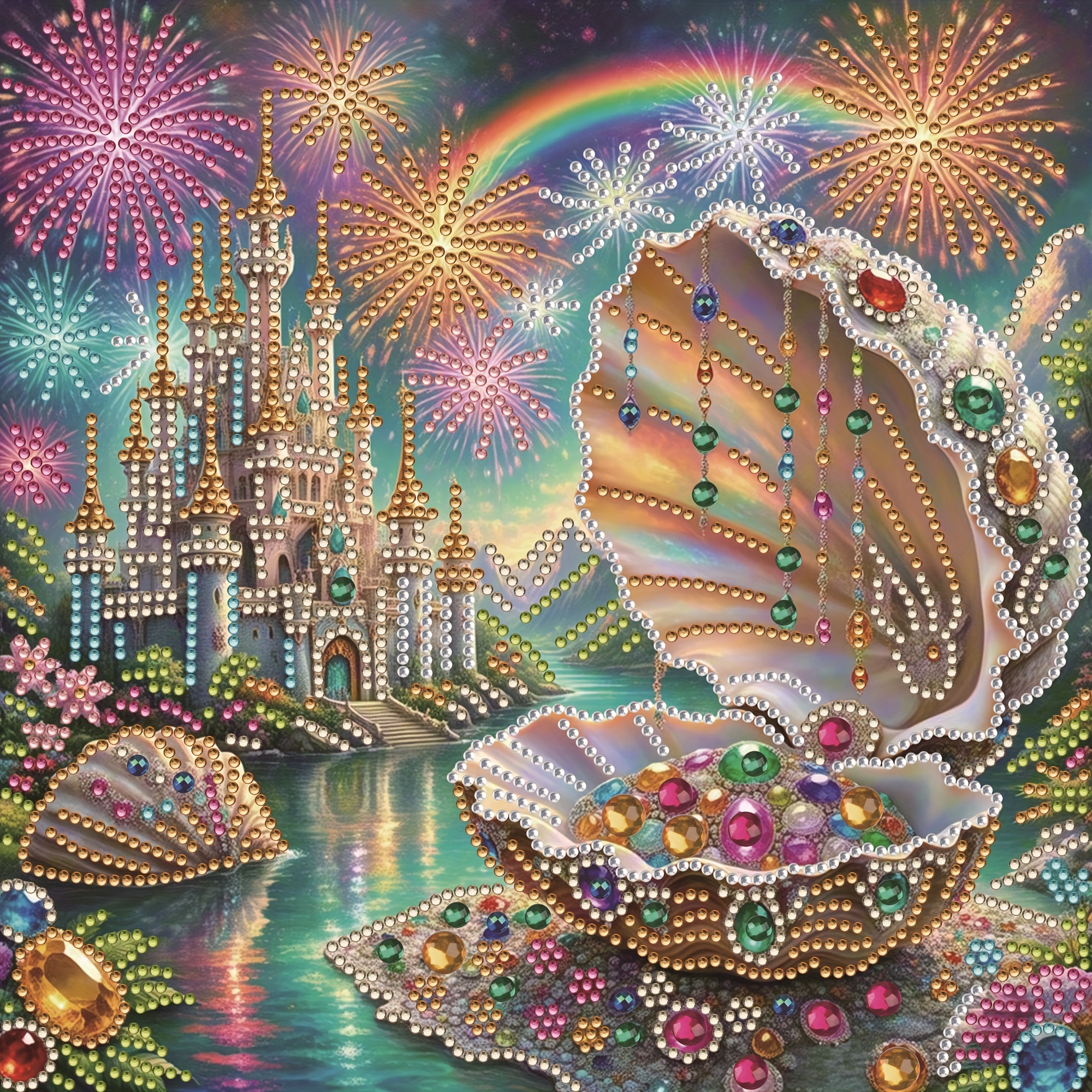 1pc - Shell Pattern Diamond Pa - Embroidery Pattern recensie en prijs