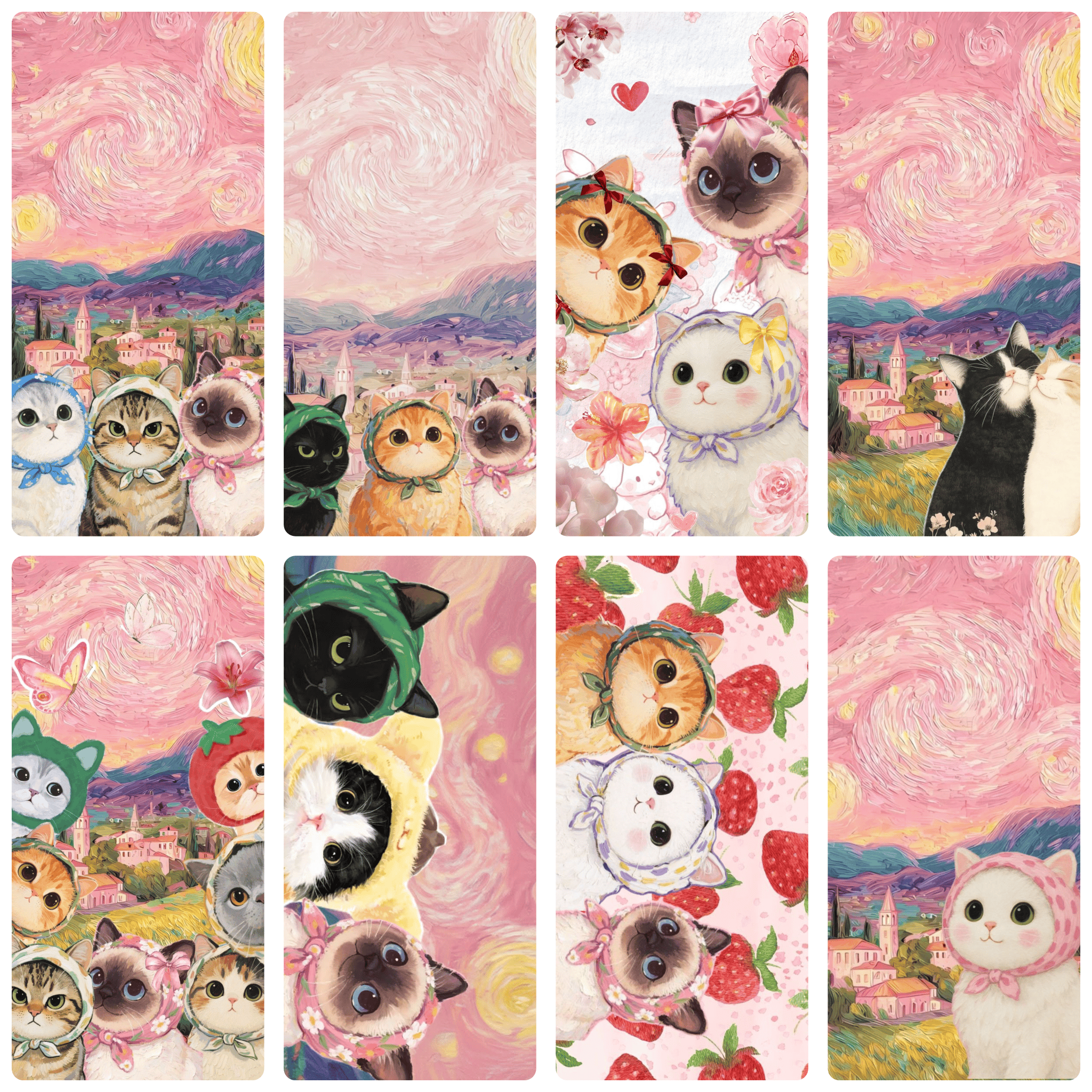 Cats with Bandanas in Pink Sta - Embroidery Translate recensie en prijs