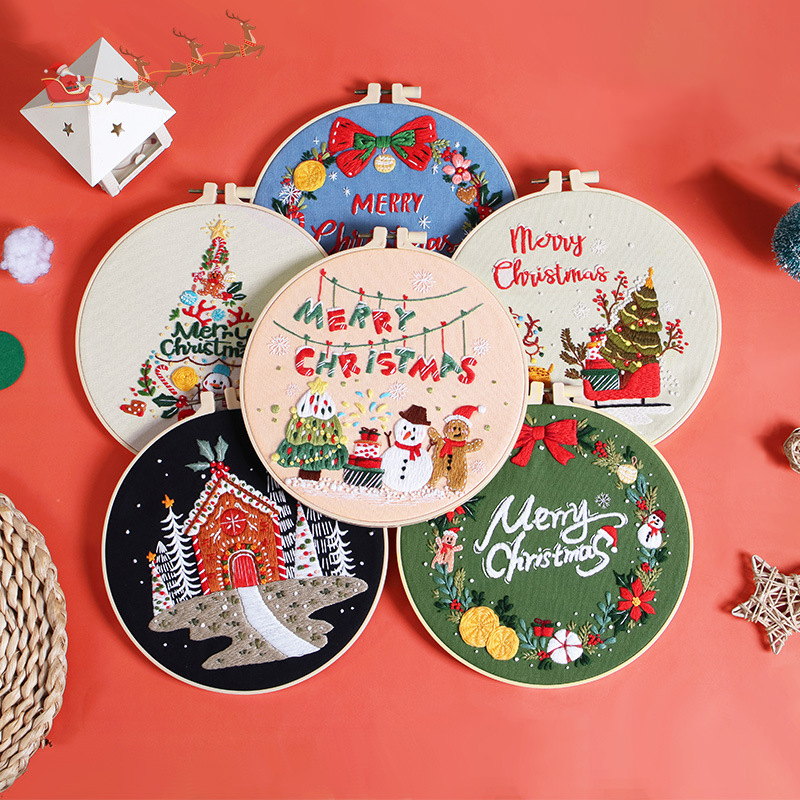 Merry Christmas DIY Embroidery - Embroidery Xmas Kits recensie en prijs