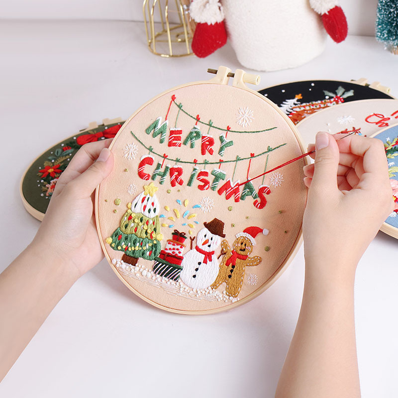 Merry Christmas DIY Embroidery - Embroidery Xmas Kits recensie en prijs