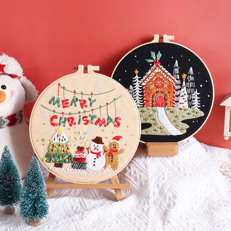Merry Christmas DIY Embroidery - Embroidery Xmas Kits recensie en prijs