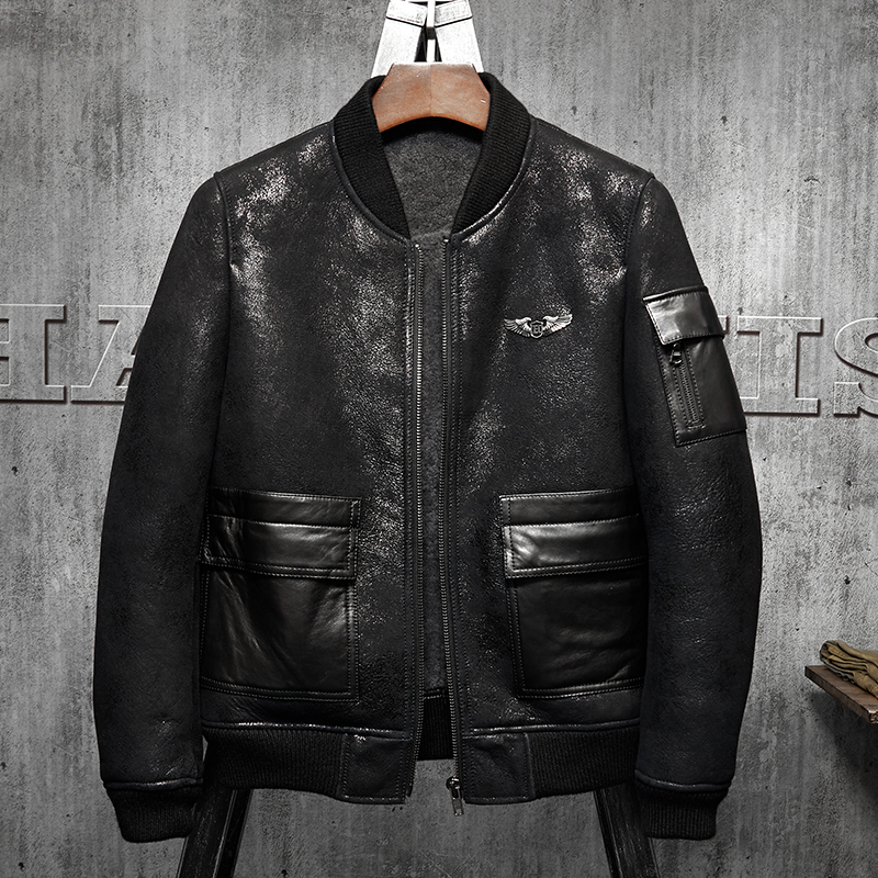 Denny&Dora Men's Shearling Coa - Embroidery Australia recensie en prijs