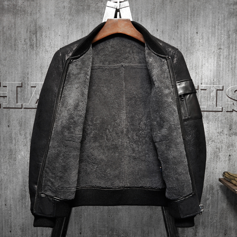 Denny&Dora Men's Shearling Coa - Embroidery Australia recensie en prijs